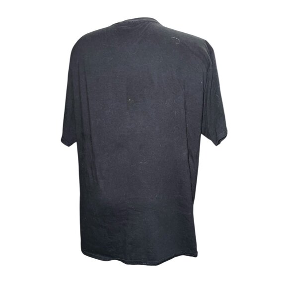 Retro Style Hiss Cat Parody Band Graphic T-Shirt 2XL Black Cotton Short Sleeve U - Picture 6 of 7